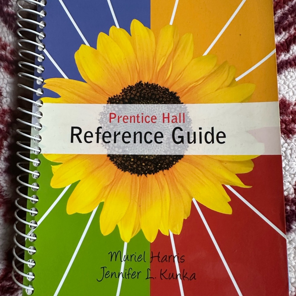 Prentice Hall Reference Guide with Sunflower Cover